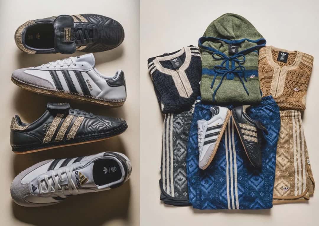 Detalle de la colección CLOT x adidas Mundial