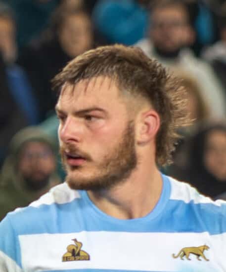 Foto de archivo: Pedro Rubiolo, con la camiseta celeste y blanca de Los Pumas, durante el test ante Italia de la Autumn Nations Series 2024