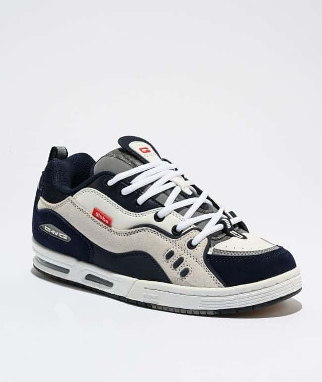 Globe Thomas CT-4 White & Navy Skate Shoes