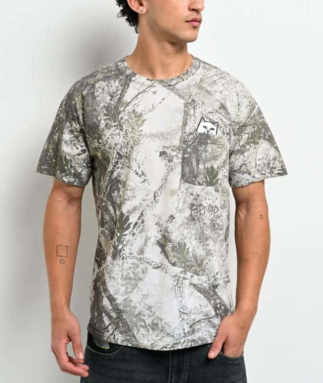 RIPNDIP Lord Nermal Camo Pocket T-Shirt