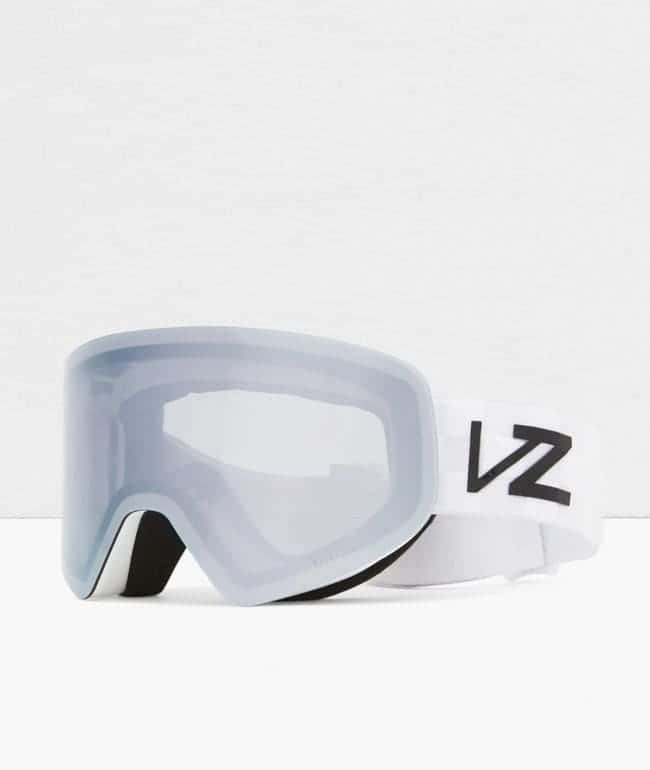 VONZIPPER Encore White & White Gloss Chrome Snowboard Goggles